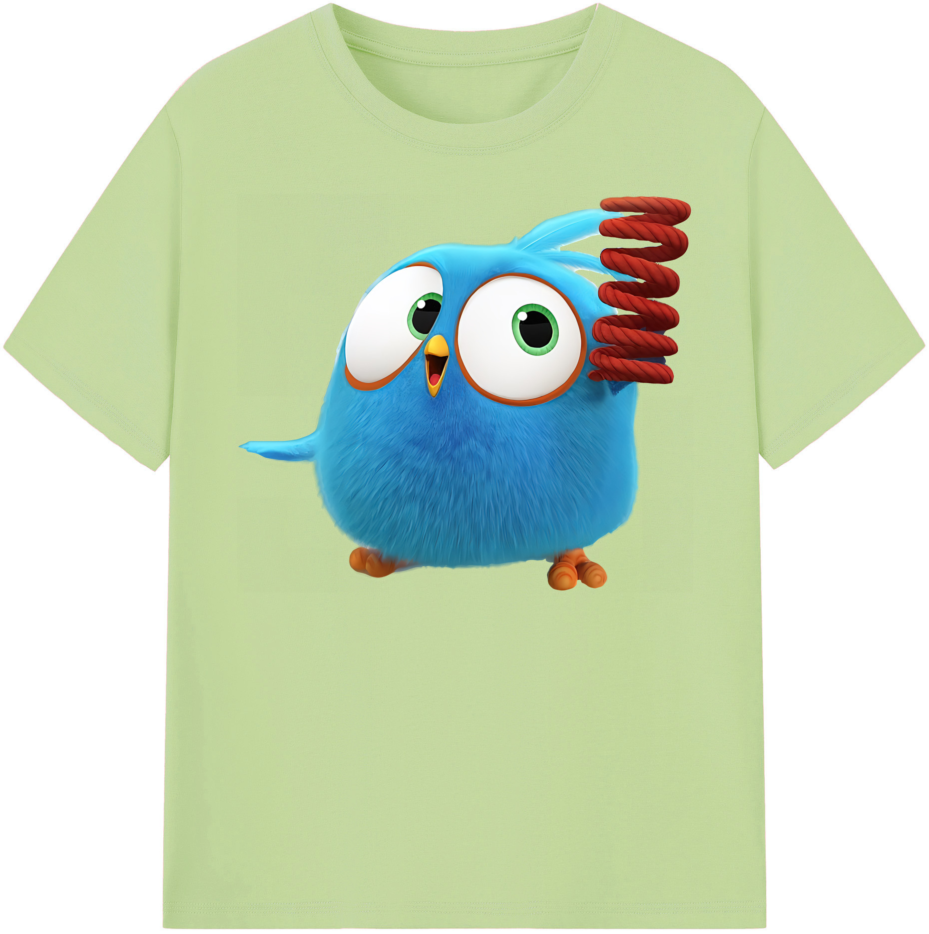 （画像用） Angry Birds アングリーバード 綿100％半袖Tシャツ（フロントプリント）